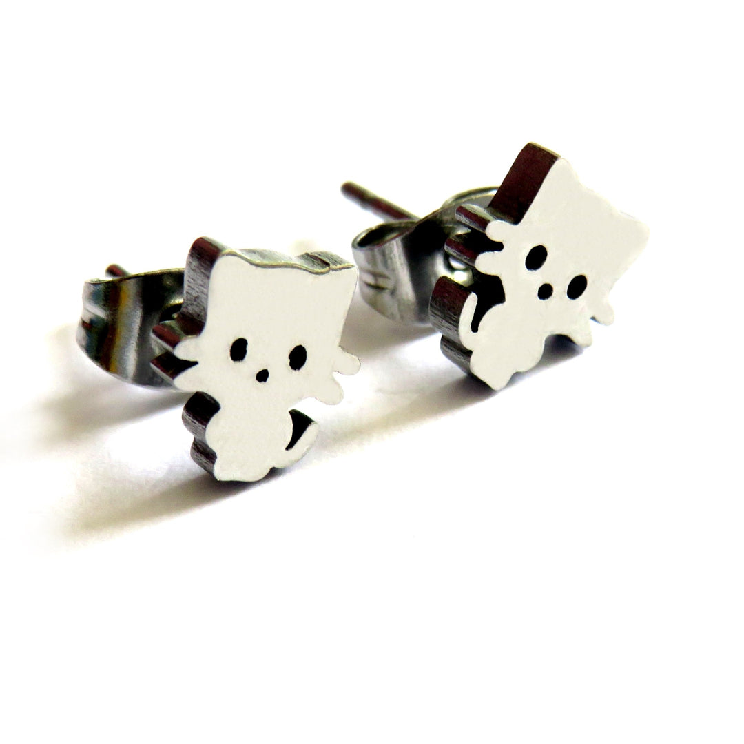 Kitty Cat Stud Earrings - Perfect for Any Occasion