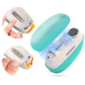 Kiwtreby Electric Nail Clipper – Adjustable Opening for All Ages (Green)