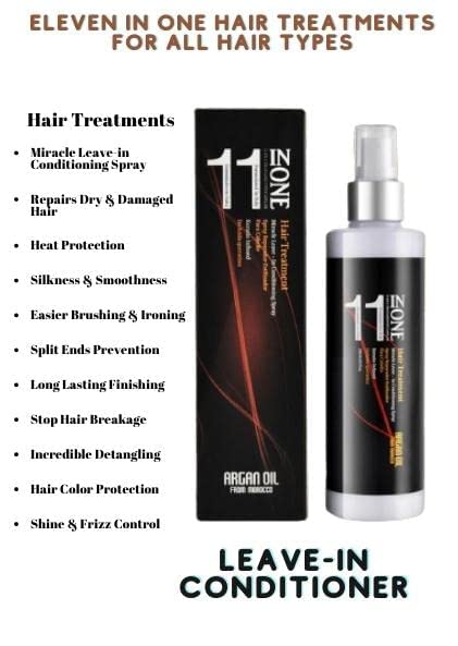 KizaiaCare 11-in-1 Leave-In Detangler Spray | Sulfate-Free, All Hair Types