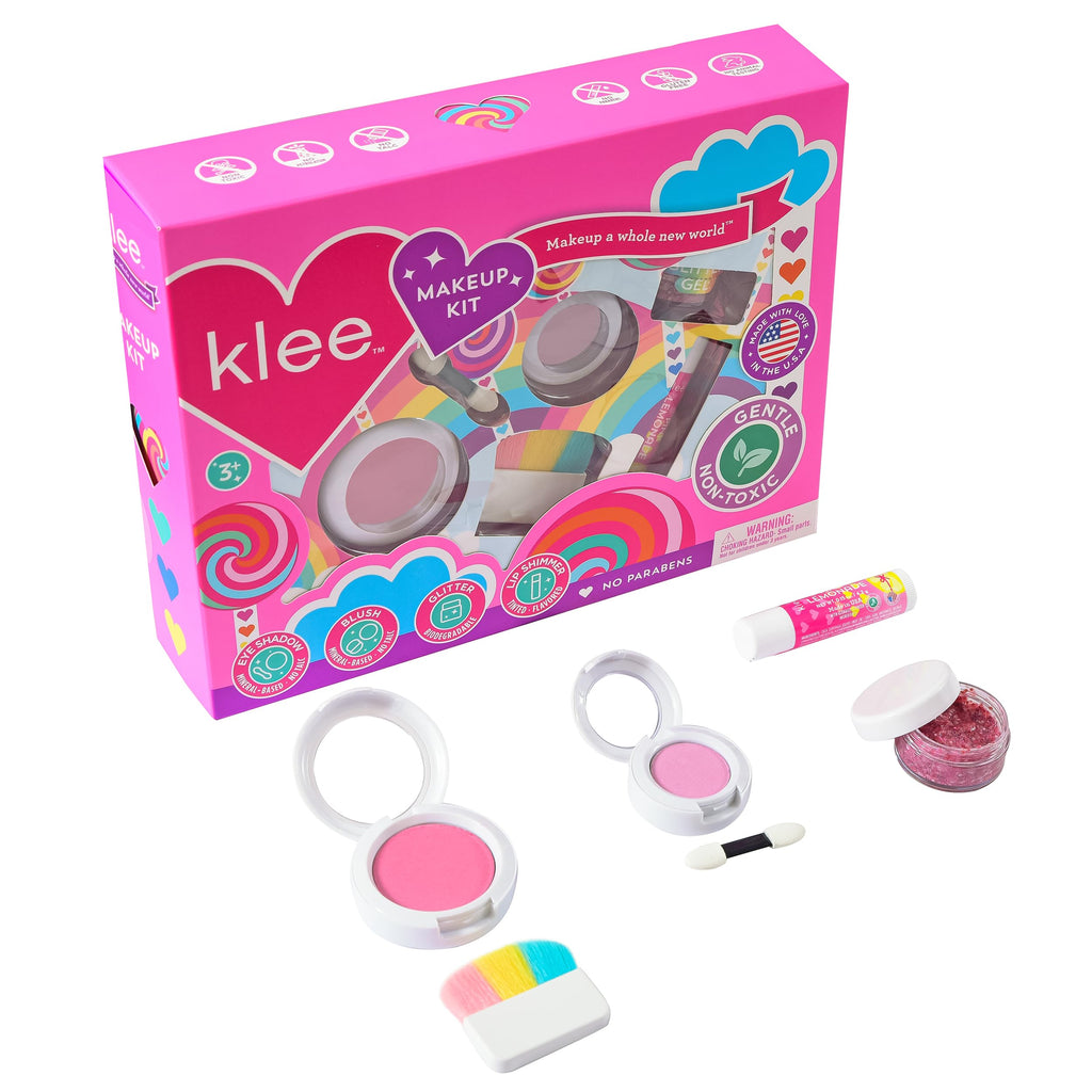 Klee Naturals Breezy Does It Makeup Kit for Kids — Non-Toxic, Made in USA