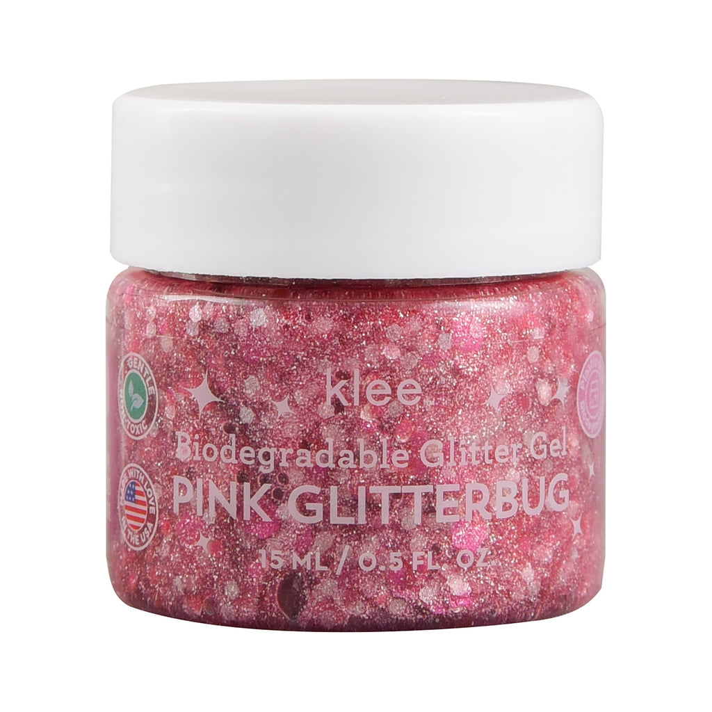 Klee Naturals Luna Star Kids Deluxe Play Makeup Kit — Gentle, Non-Toxic, Made in USA (Pink Ballet Fairy)