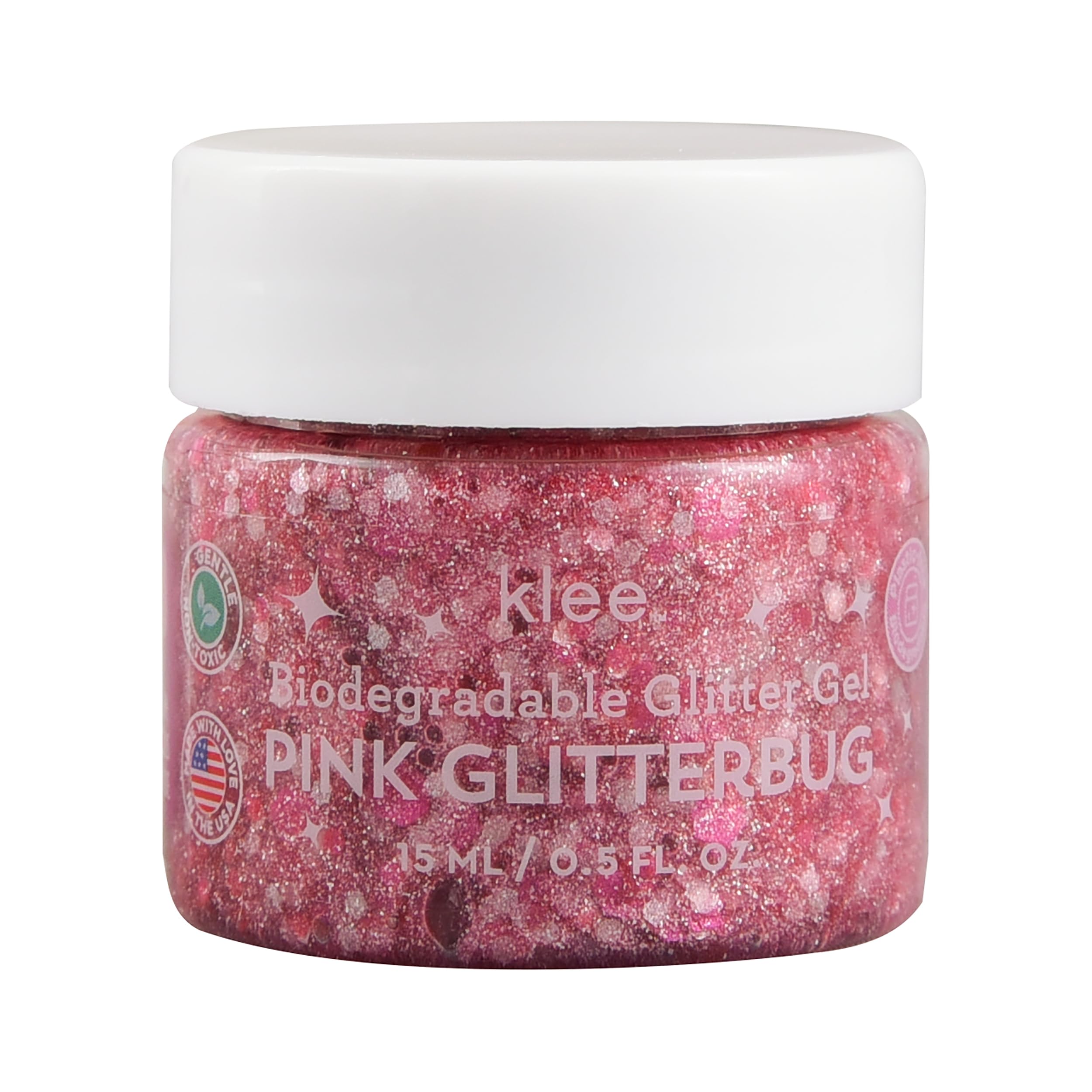 Klee Naturals Luna Star Kids Deluxe Play Makeup Kit — Gentle, Non-Toxic, Made in USA (Pink Ballet Fairy)