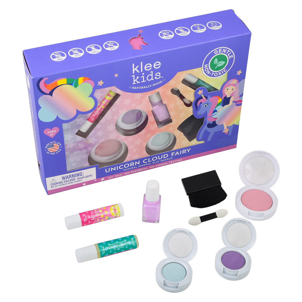 Klee Naturals LunaStar Kids Deluxe Play Makeup Kit — Gentle, Non-Toxic, Made in USA