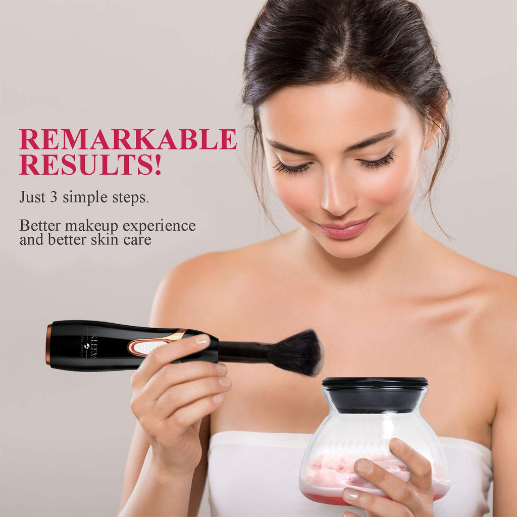 Kleem Electric Makeup Brush Cleaner Machine – Automatic Washer & Dryer, USA Made