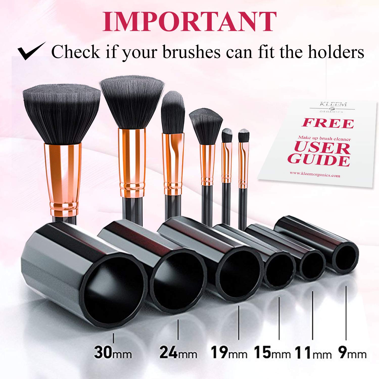 Kleem Electric Makeup Brush Cleaner Machine – Automatic Washer & Dryer, USA Made