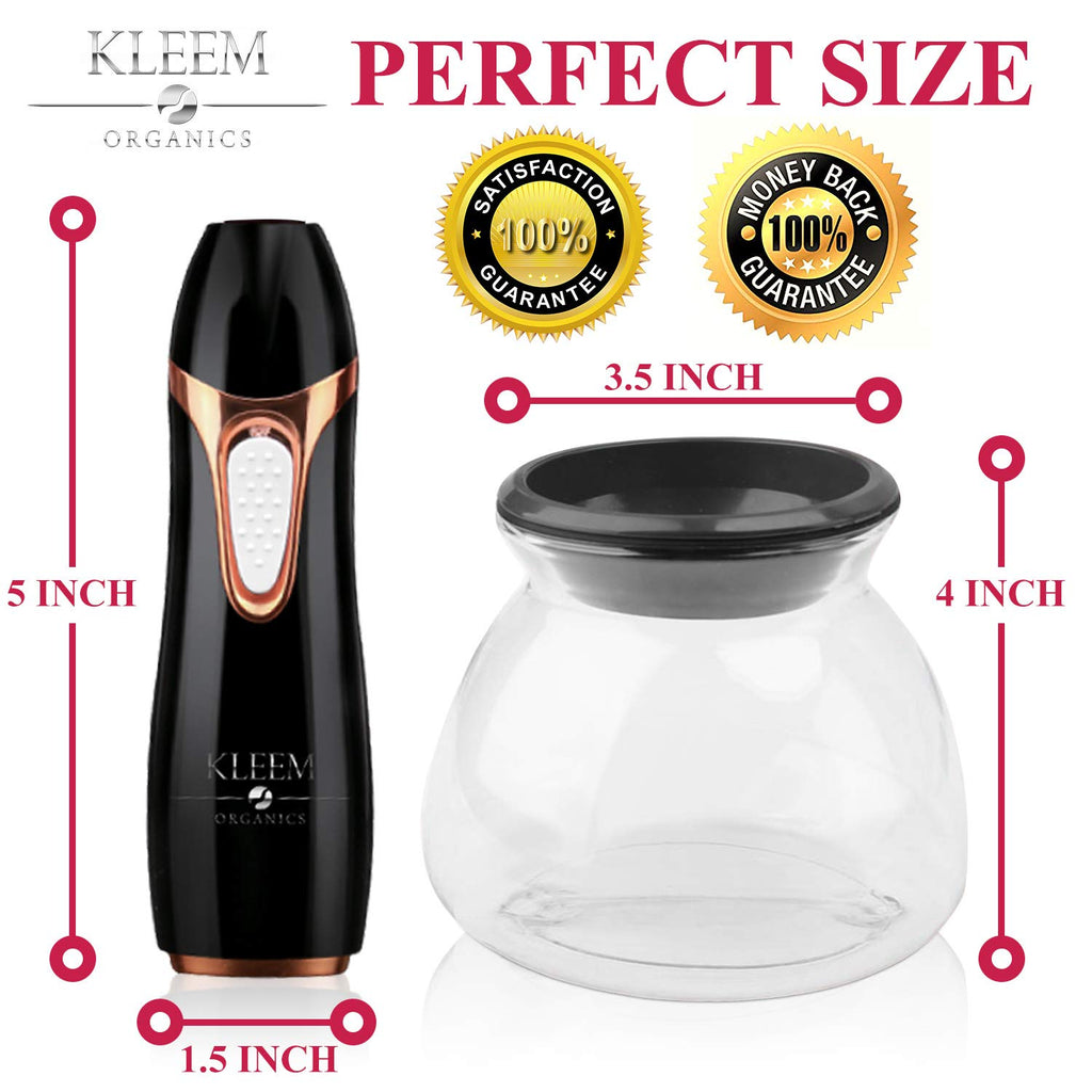 Kleem Electric Makeup Brush Cleaner Machine – Automatic Washer & Dryer, USA Made