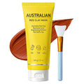 Klyr Australian Red Clay Face Mask – Mineral-Rich Detox Mud with Kakadu Plum, Desert & Rainforest Lime