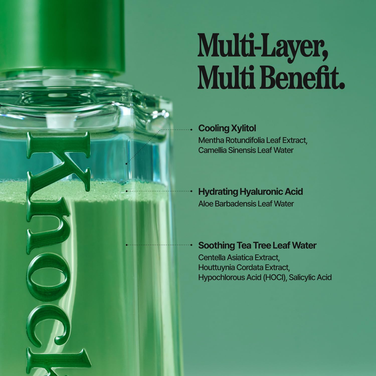 Knock Shaking Serum Mist – Portable Hydration with Hypochlorous Acid & Centella, 1.69 fl oz (50 ml)