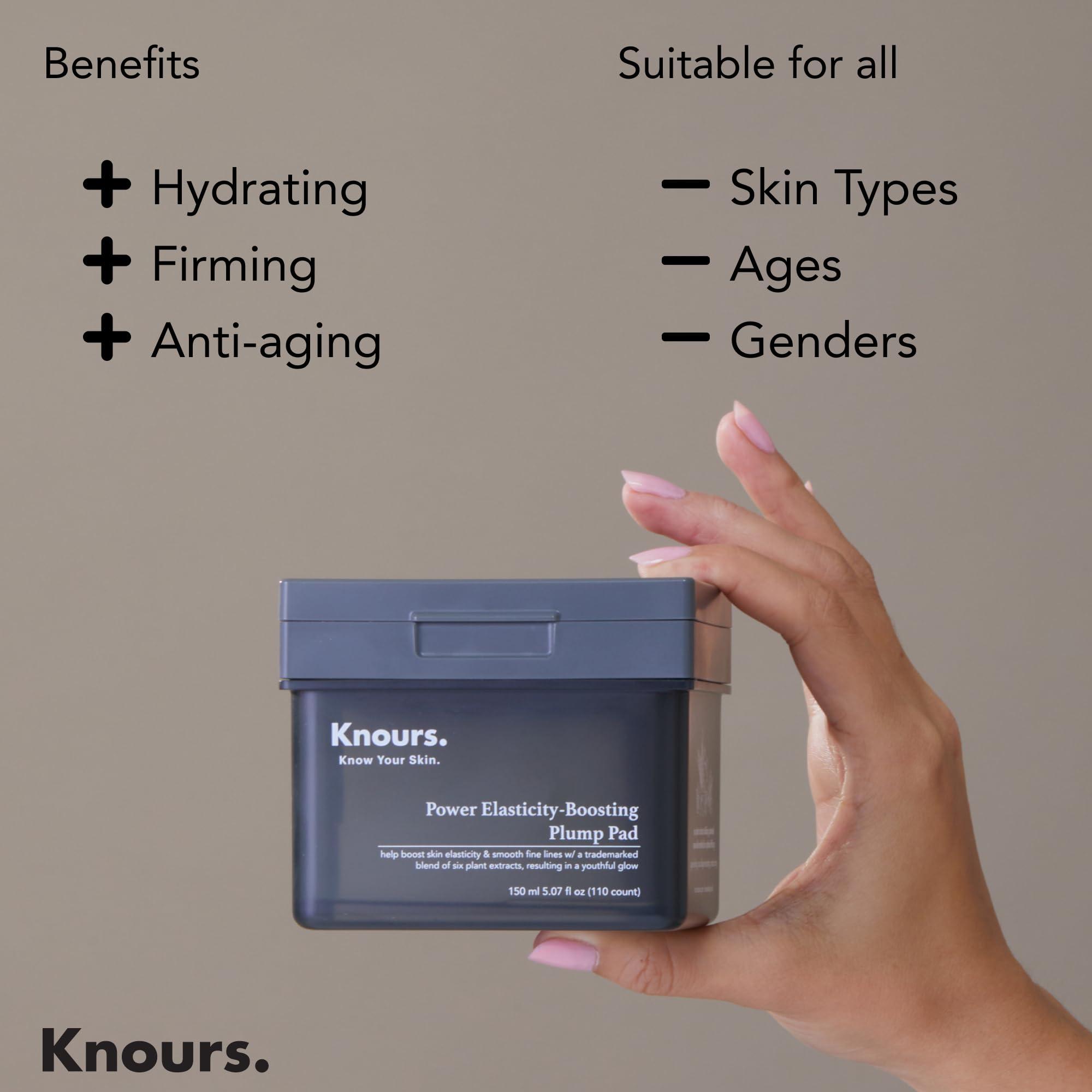Knours Plump Pad | 2-in-1 Toner Pad + Face Mask with Holy Basil