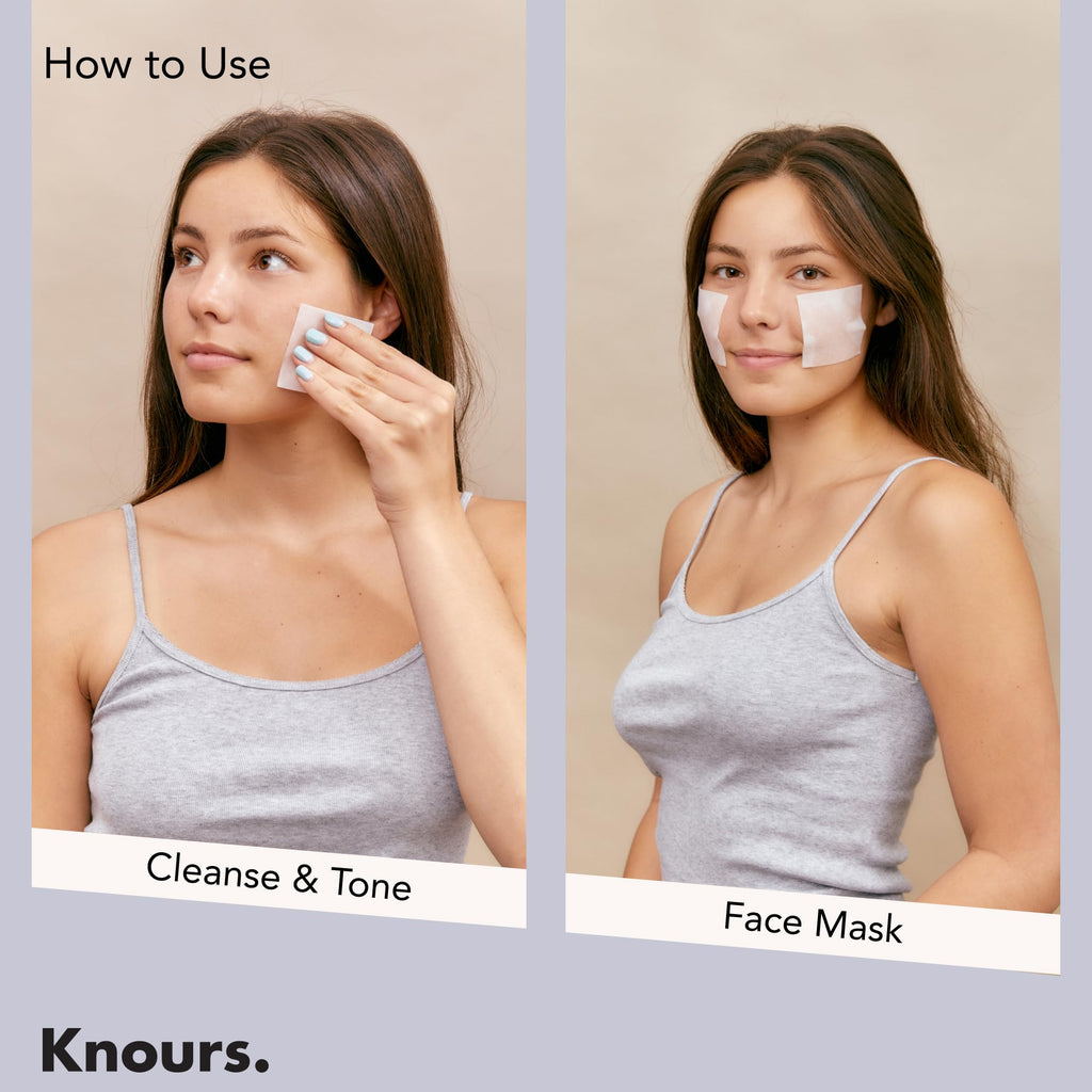 Knours Pore Control Resurfacing Exfoliation Pad – Gentle LHA + Algae & Ginger (90 Count, 175ml)