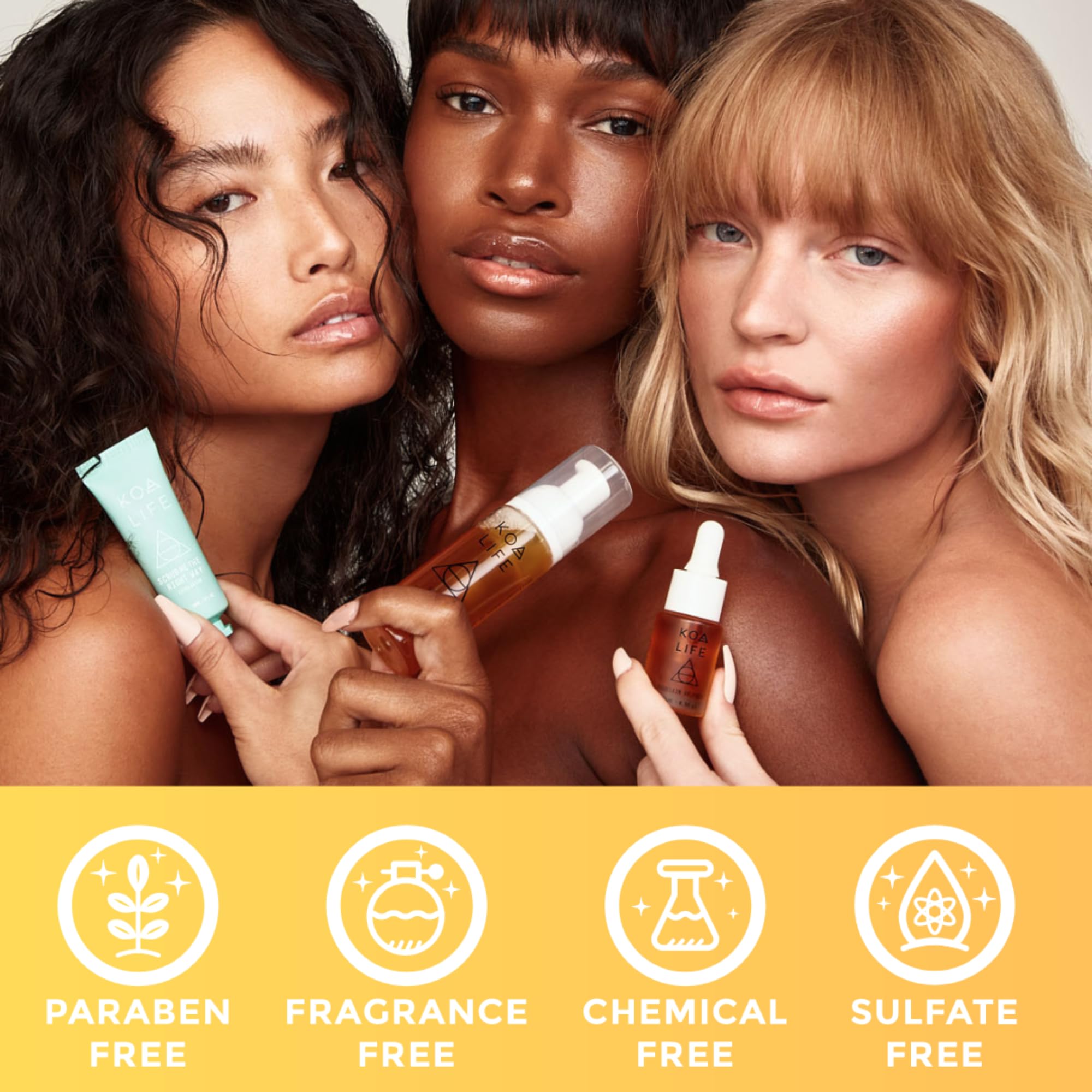 KOA LIFE Vit-C Illuminating Facial Cleanser – Vitamin C Brightening Wash, Vegan & Cruelty-Free