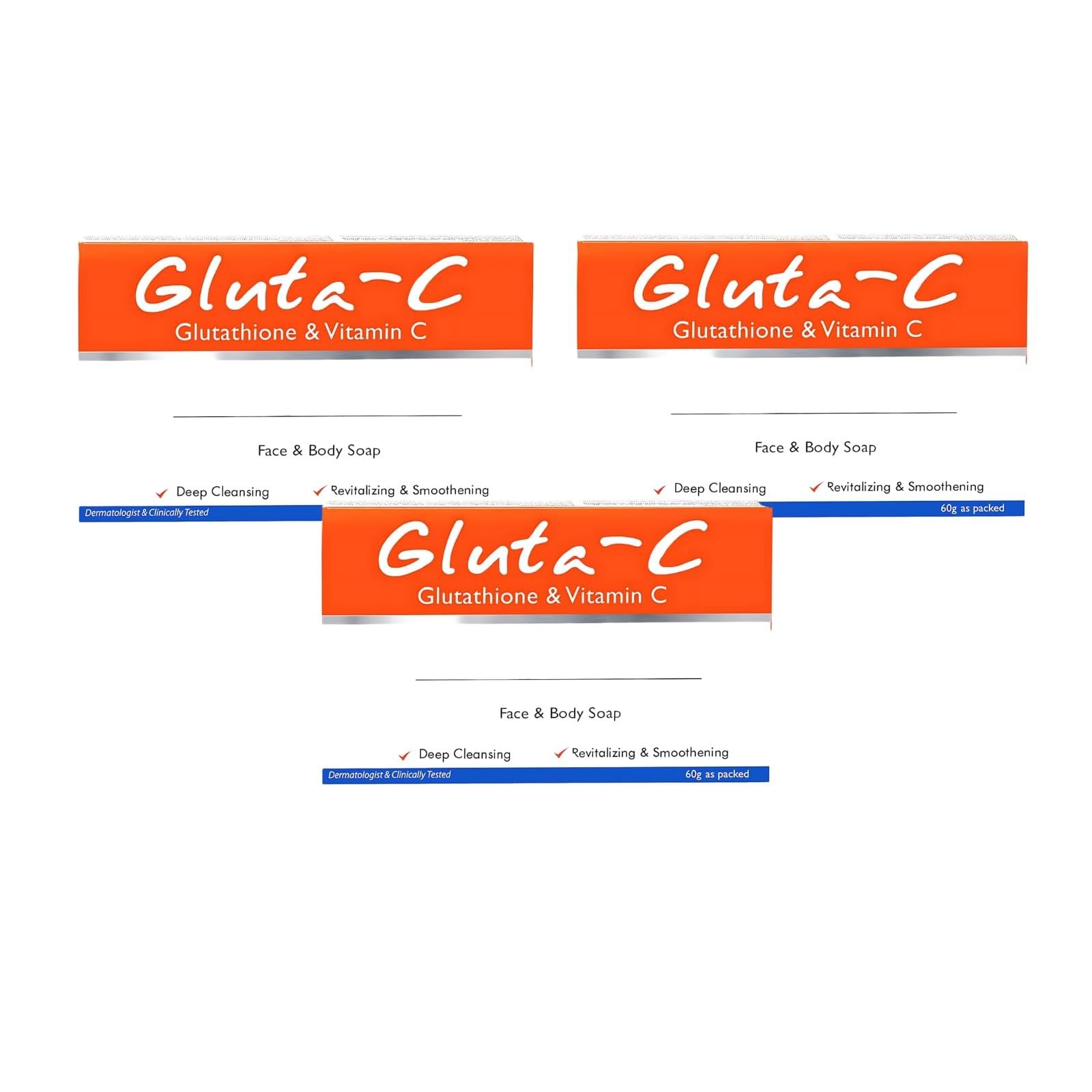Kojic Plus+ Face & Body Soap – Deep Cleansing & Skin Rejuvenation (60g x 3)