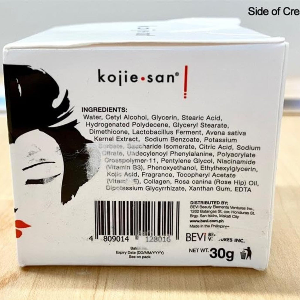 Kojie San Skin & Body Soap 2-Piece Set – Kojic Acid Bars (65g x 2) + 30g Face Cream