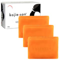 Kojie San Skin Brightening Soap – Kojic Acid Bars with Coconut & Tea Tree (135g x 3)