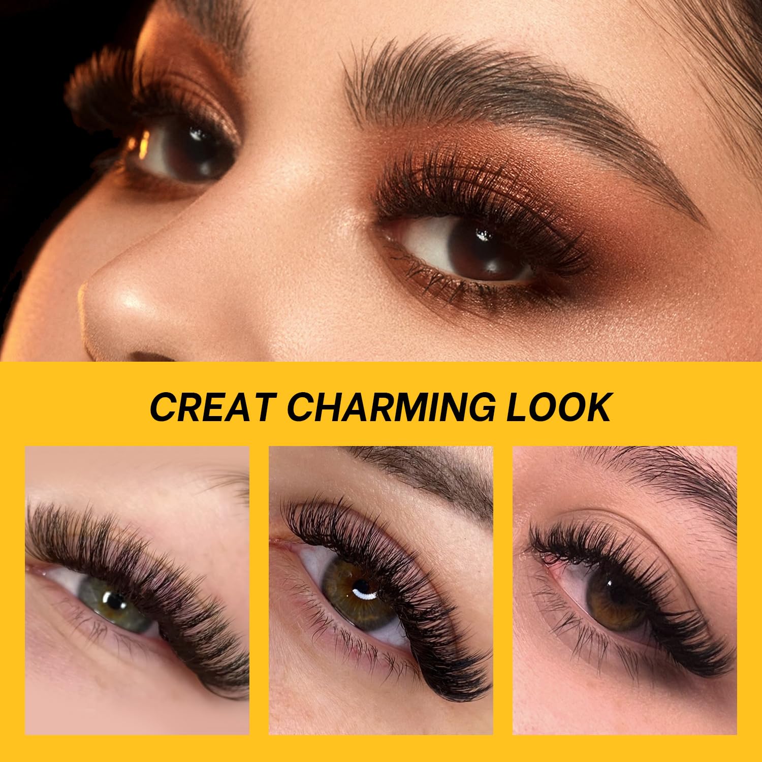 Kolybel 500 Premade Lash Fans – 24D 0.03, D Curl, 12mm | Volume Premade Extensions
