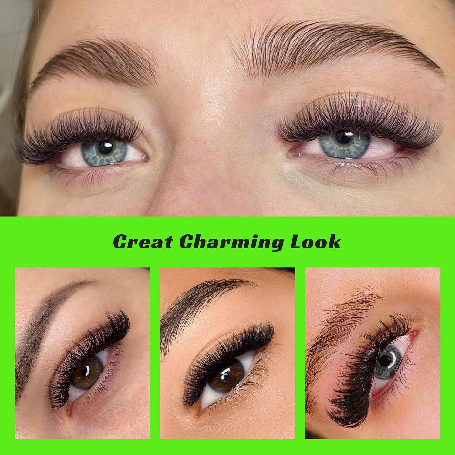 Kolybel 500 Premade Lash Fans 16D 10mm | 0.05 D Curl Promade Volume Lashes