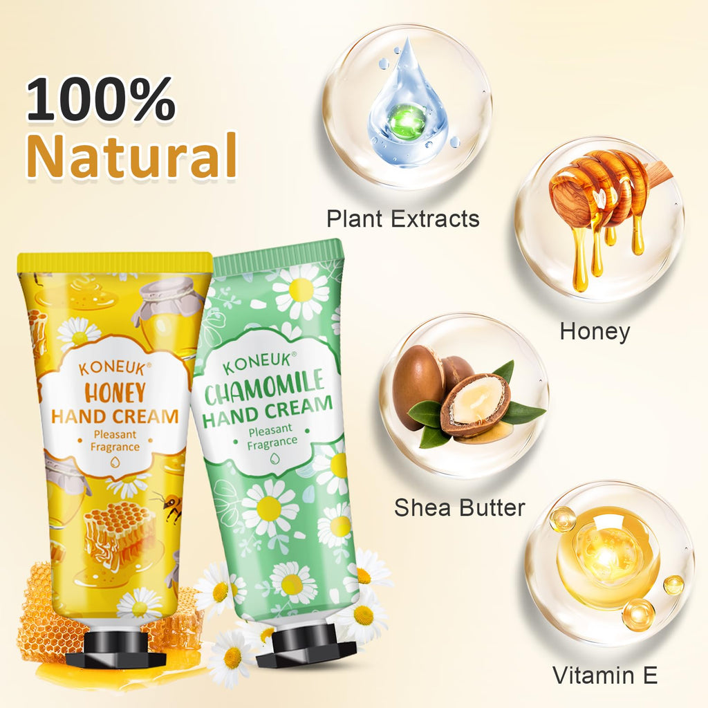 KONEUK 160 Pack Hand Cream Gifts Set – 16 Scents, Travel Size, Bulk Hand Lotion