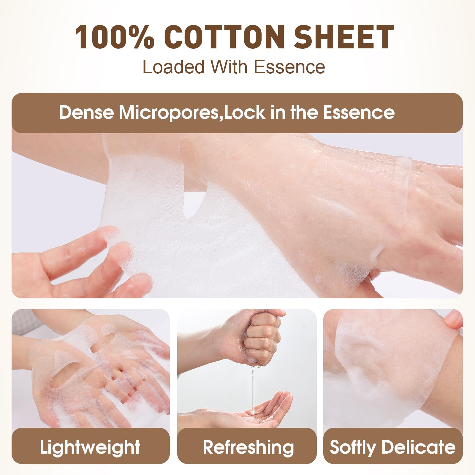 KONEUK 120 Pack Collagen Essence Sheet Masks | Hydrating Skincare Set (12 Types x 10 Pcs)