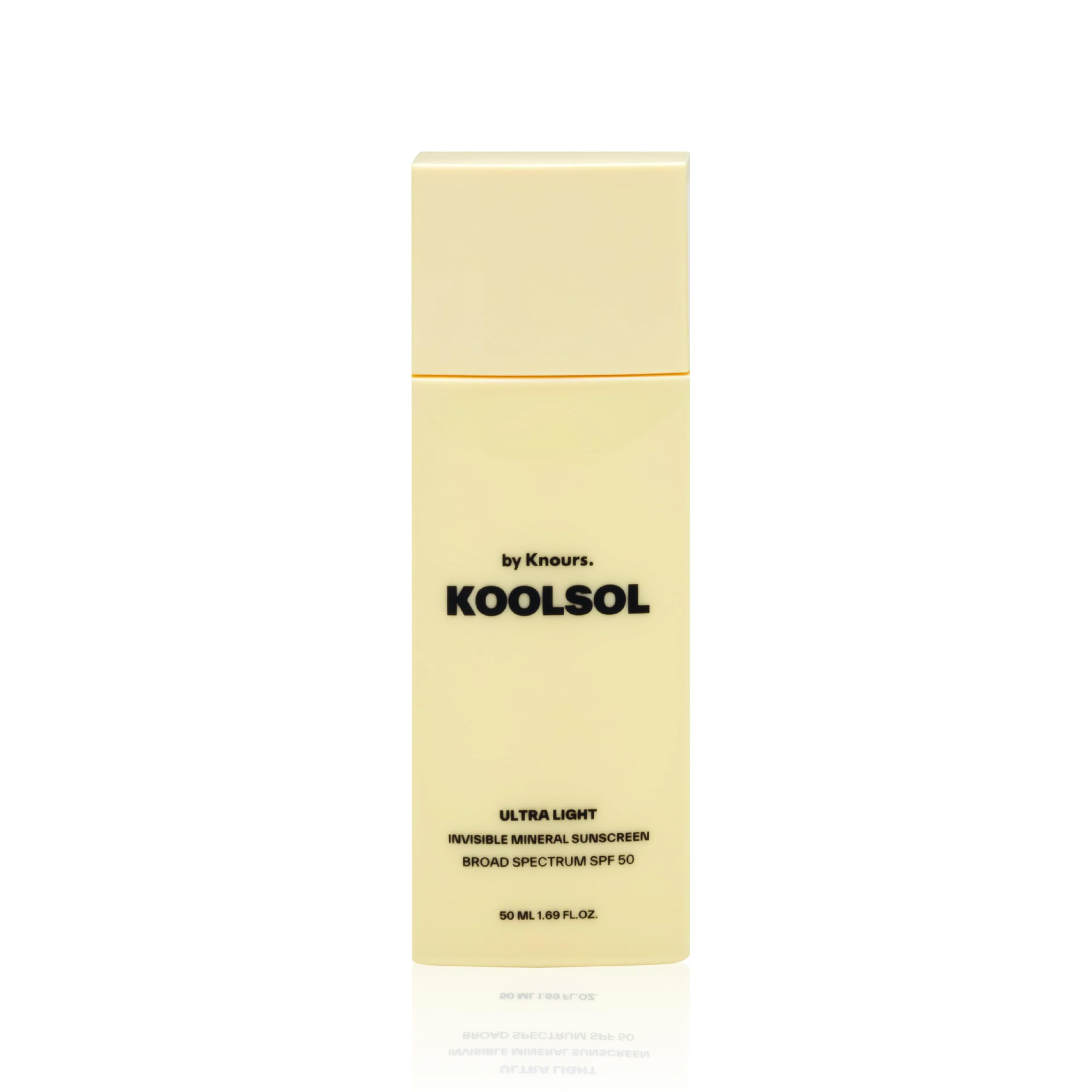 KOOLSOL by Knours — Mineral SPF 50 Sunscreen with Zero White Cast | Reef Safe, Made in USA