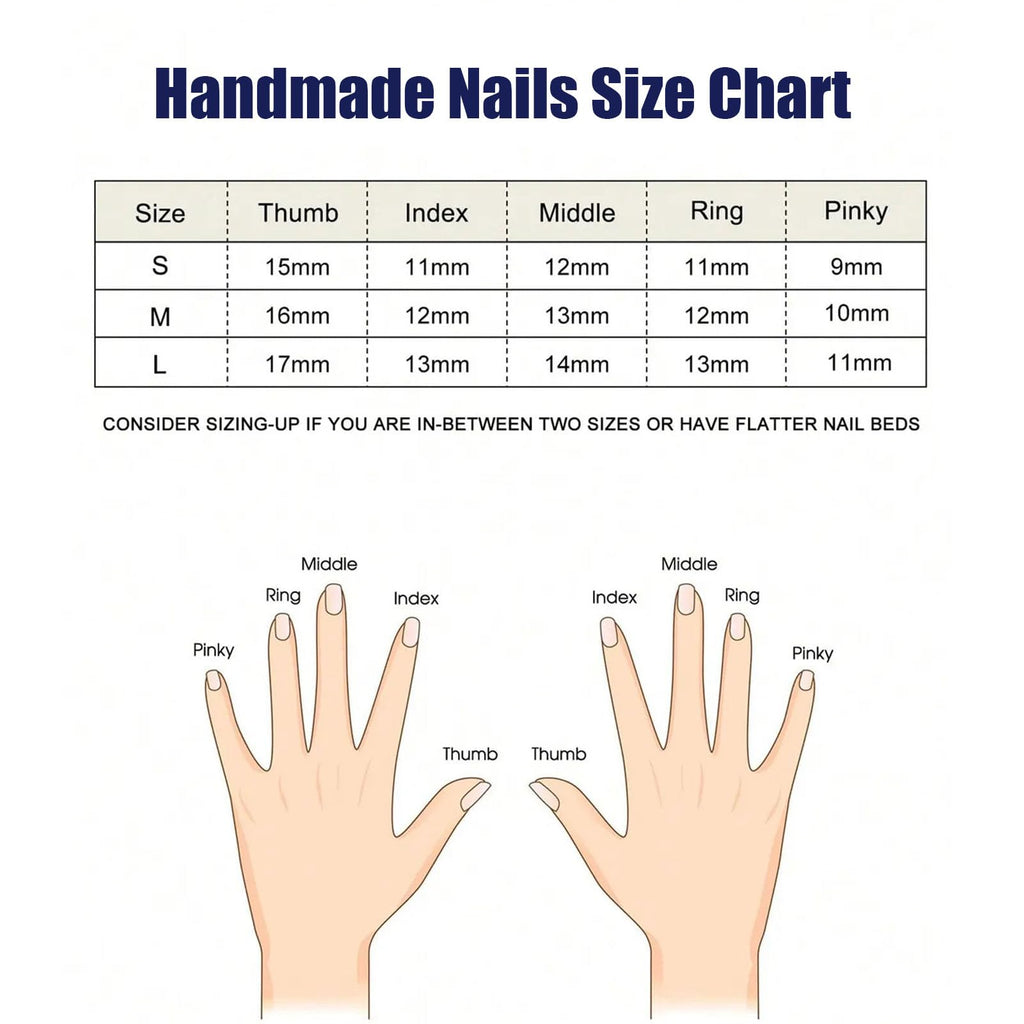 Koopnati Handmade 3D Nail Art Press-Ons – French Tip Pink Star