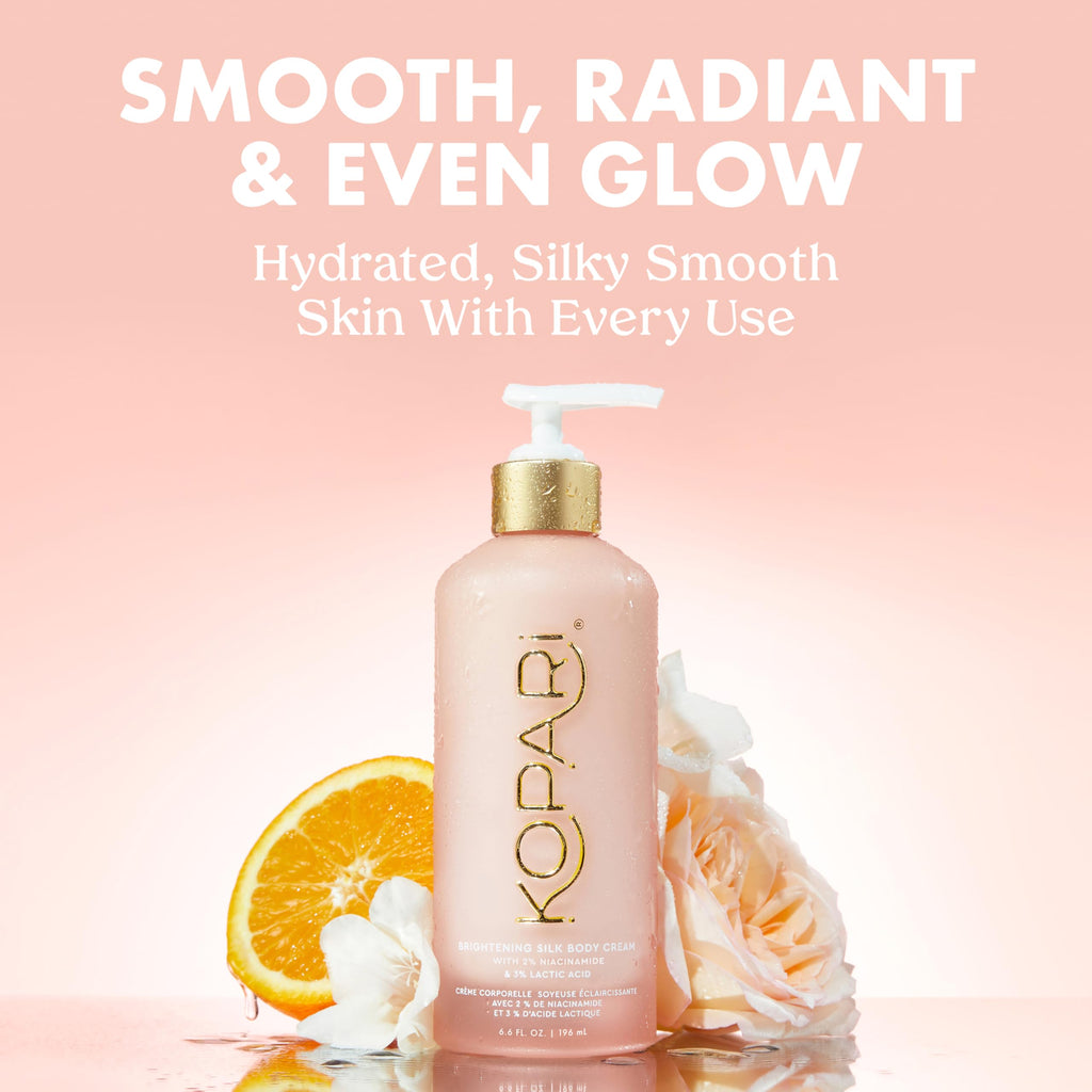 Kopari Brightening Silk Body Cream — 2% Niacinamide, Kakadu Plum, 6.7 oz