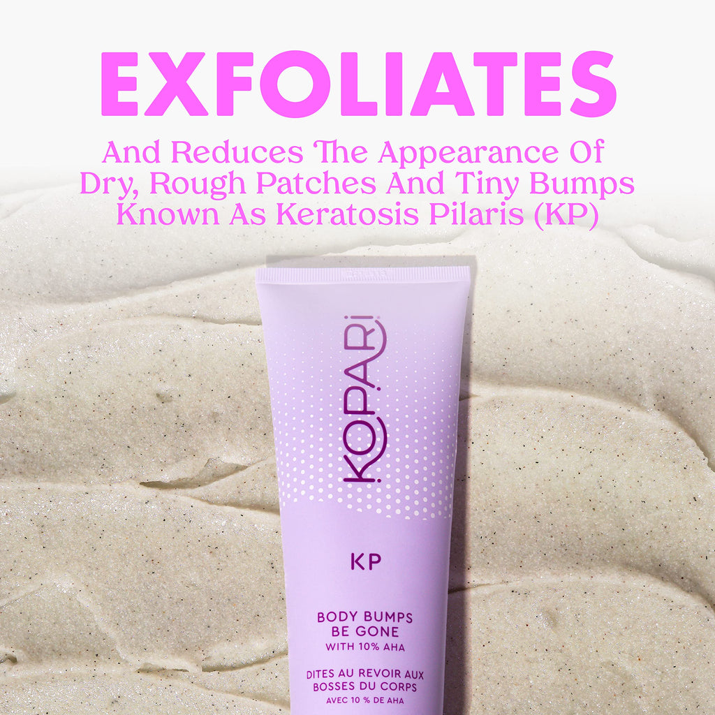 Kopari KP Body Bumps Be Gone Exfoliating Scrub with 10% AHA | Smooth Skin & Clear Pores | 8.45 fl oz