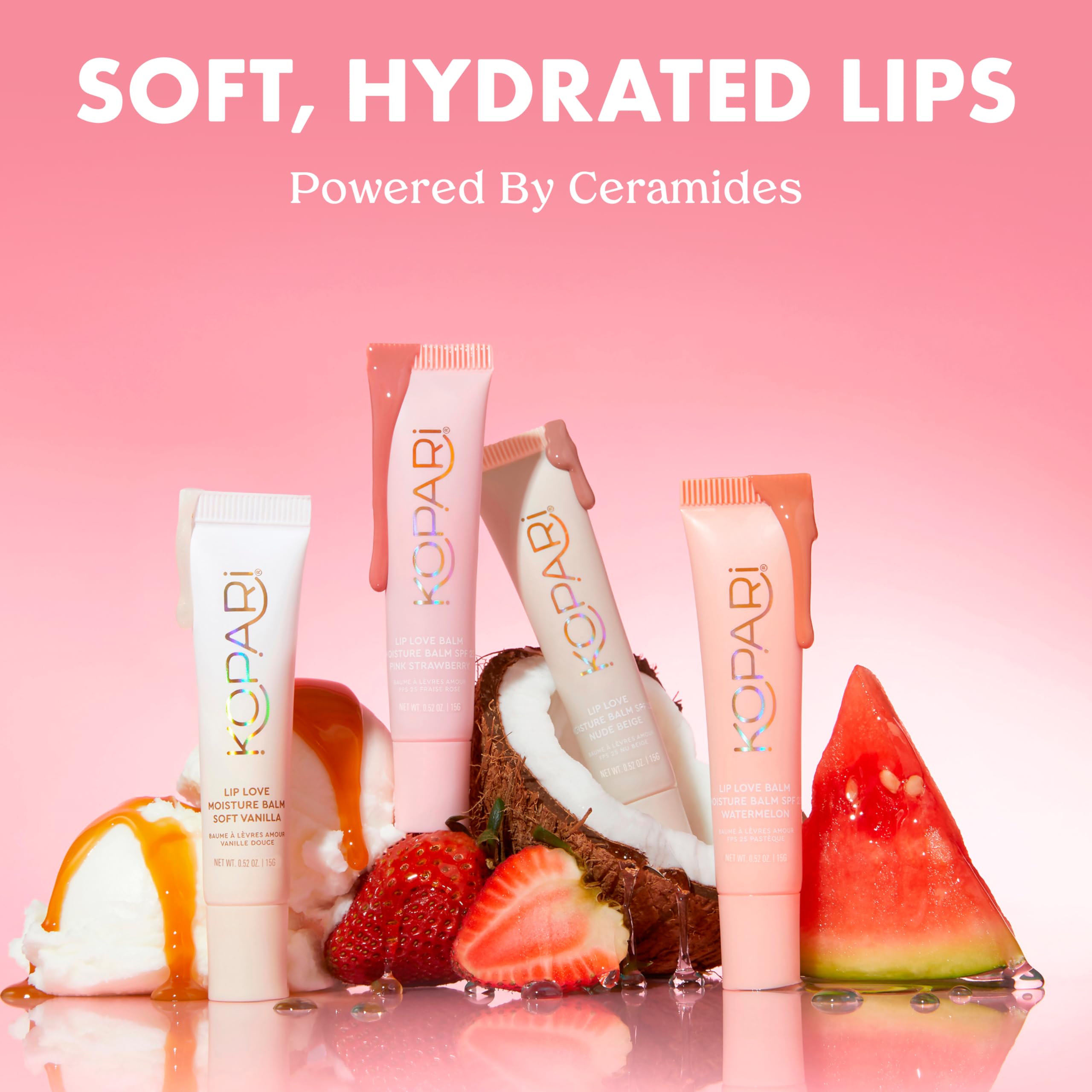 Kopari Lip Love SPF 30 Nude Beige – Mineral Zinc Lip Sunscreen & Hydration