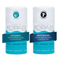 Kopari Aluminum Free Coconut Deodorant – Original & Charcoal 2-Pack | Plant-Based, Non-Toxic