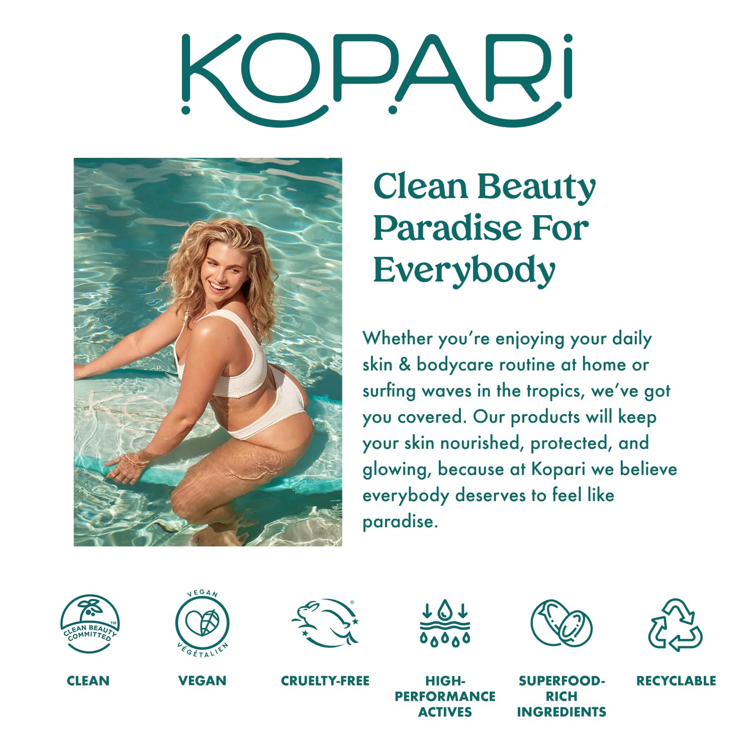 Kopari Aluminum Free Coconut Deodorant – Original & Charcoal 2-Pack | Plant-Based, Non-Toxic