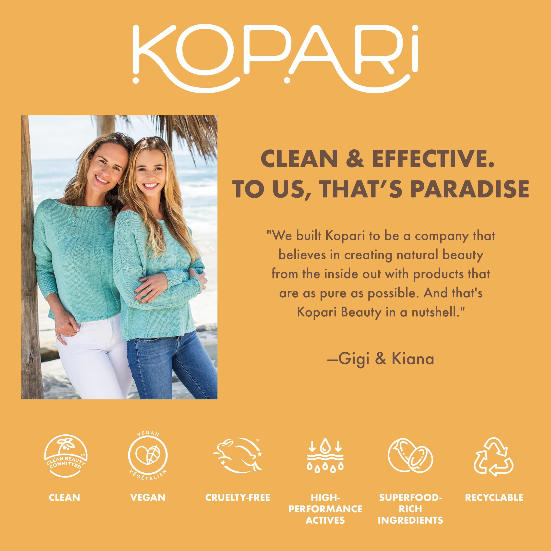Kopari Rose Gold Sunglaze Sunscreen SPF 42 – Hydrating Shimmer Body Mist