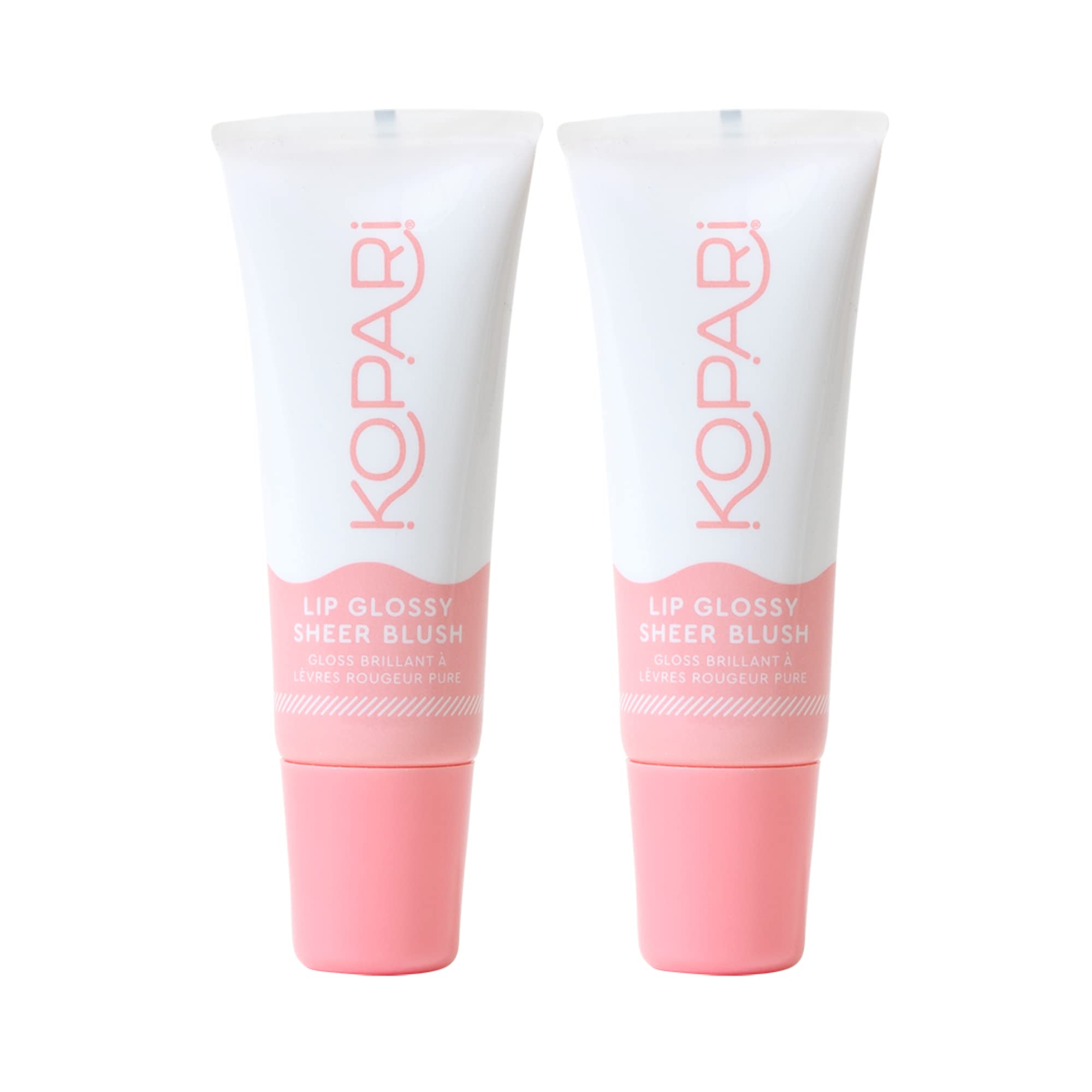 Kopari Sheer Blush Lip Glossy 2pk – Soft Tint & Shine