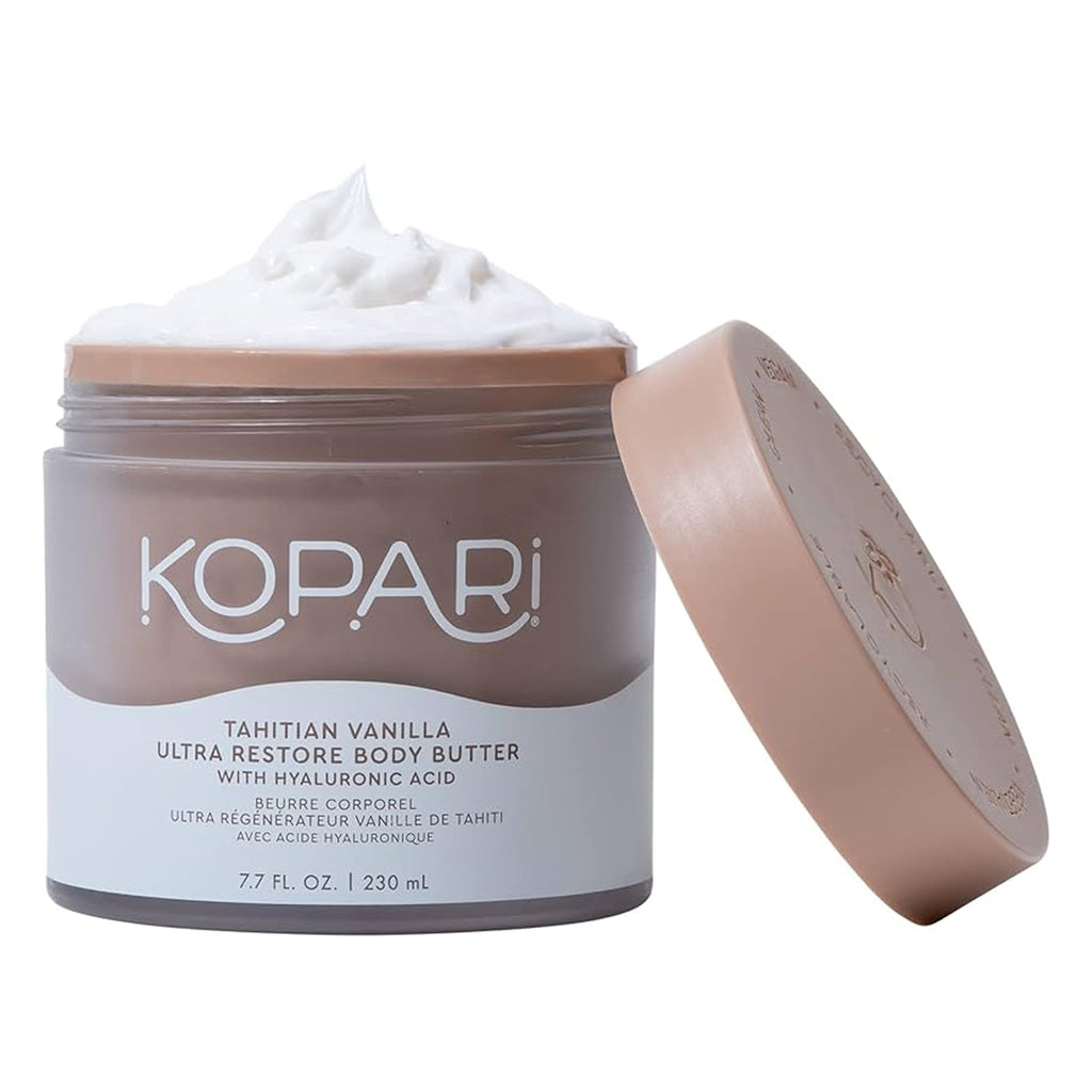 Kopari Ultra Restore Body Butter — Hyaluronic Acid & Mango Butter, Tahitian Vanilla | 7.7 oz