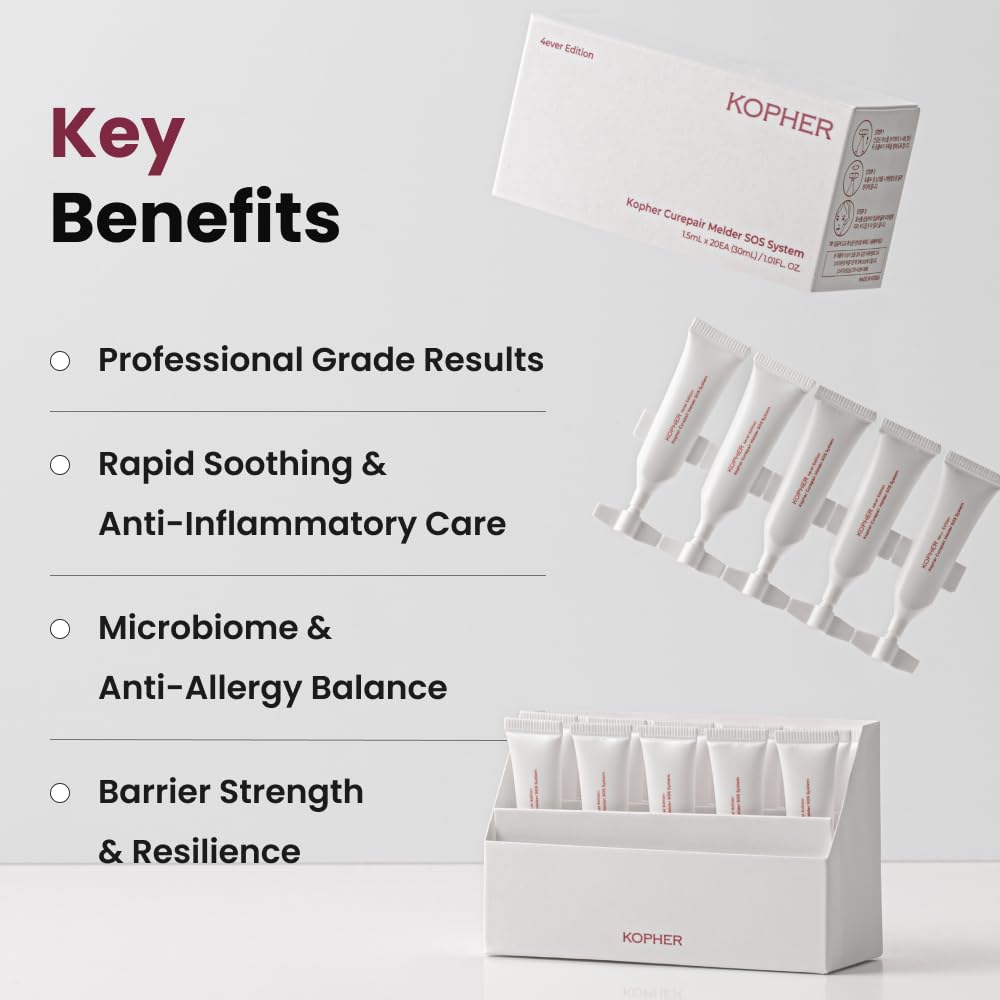 KOPHER Curepair Melder SOS Cream [4ever Edition] – Peptide Repair Night Cream for Radiance, Recovery & Post-Procedure Care