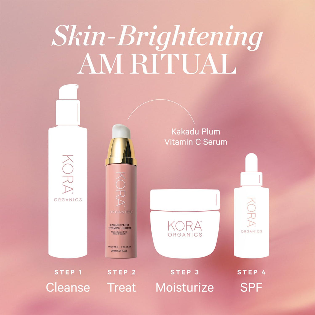 KORA Organics Kakadu Plum Vitamin C Serum – Antioxidant Facial Serum with Hyaluronic Acid