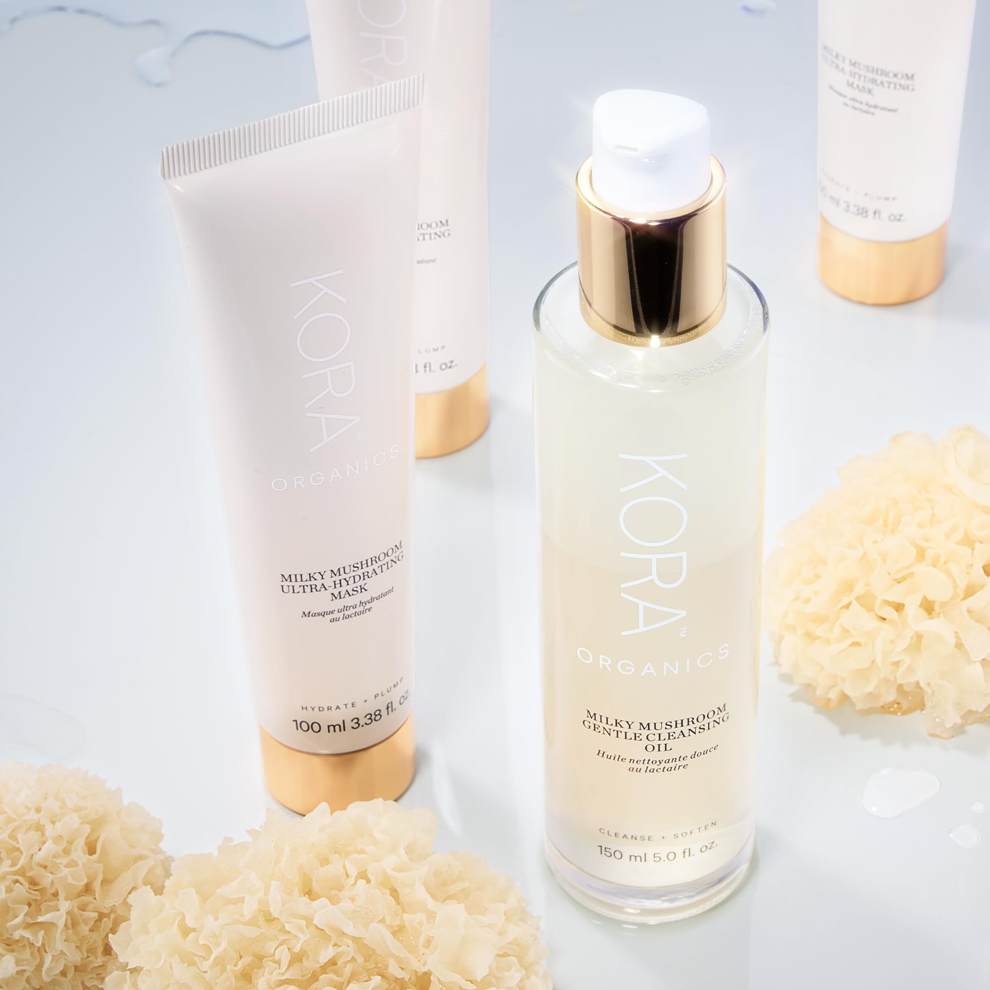 KORA Organics Milky Mushroom Ultra Hydrating Mask – 3.38 fl oz | Vegan & Cruelty-Free