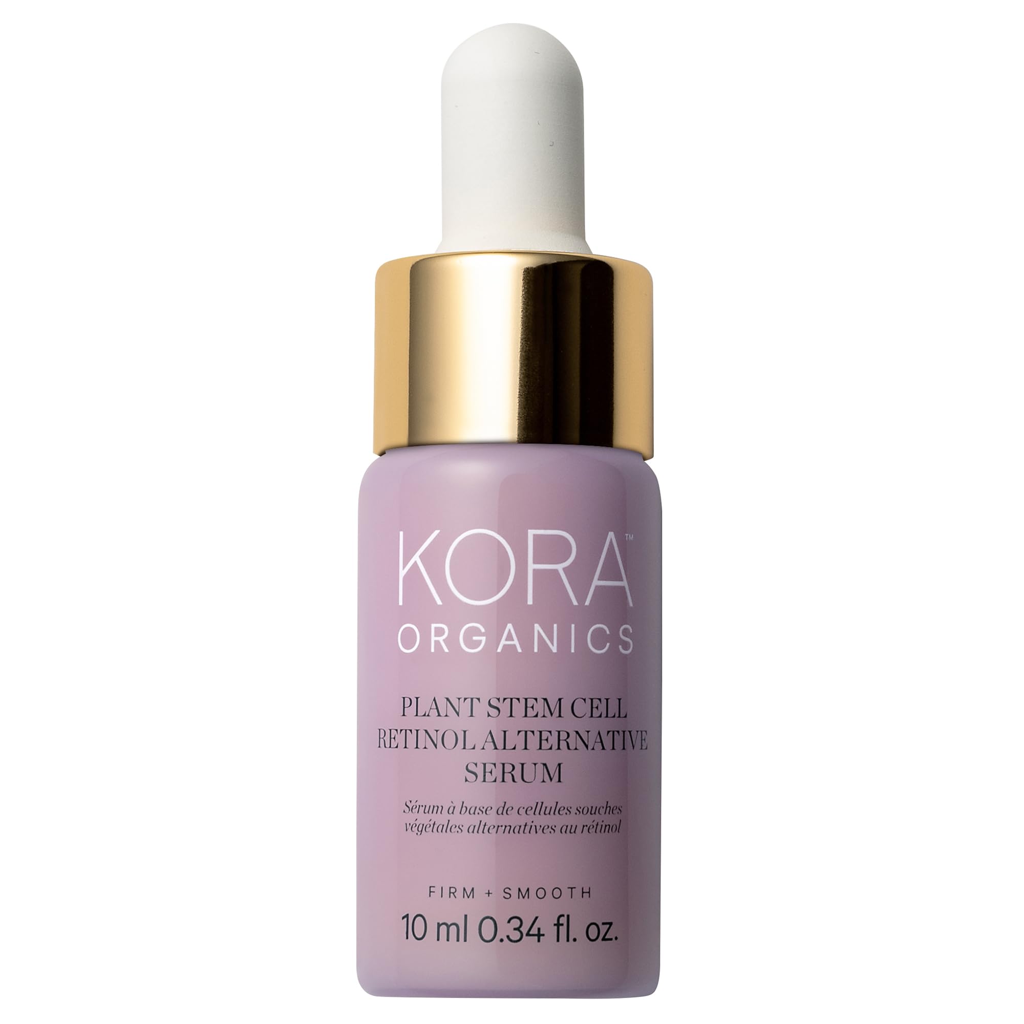 KORA Organics Plant Stem Cell Retinol Alternative Serum – Firming Anti-Aging, Certified Organic, Cruelty Free, Travel Size 0.34 fl oz