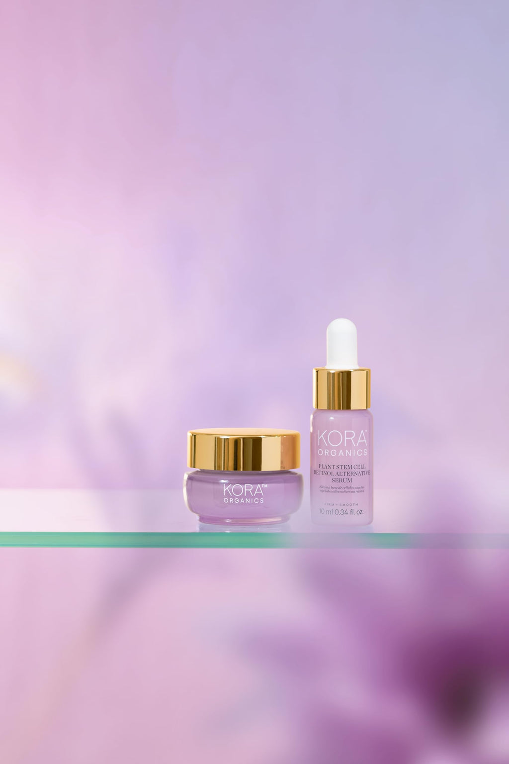 KORA Organics Plant Stem Cell Retinol Alternative Serum – Firming Anti-Aging, Certified Organic, Cruelty Free, Travel Size 0.34 fl oz
