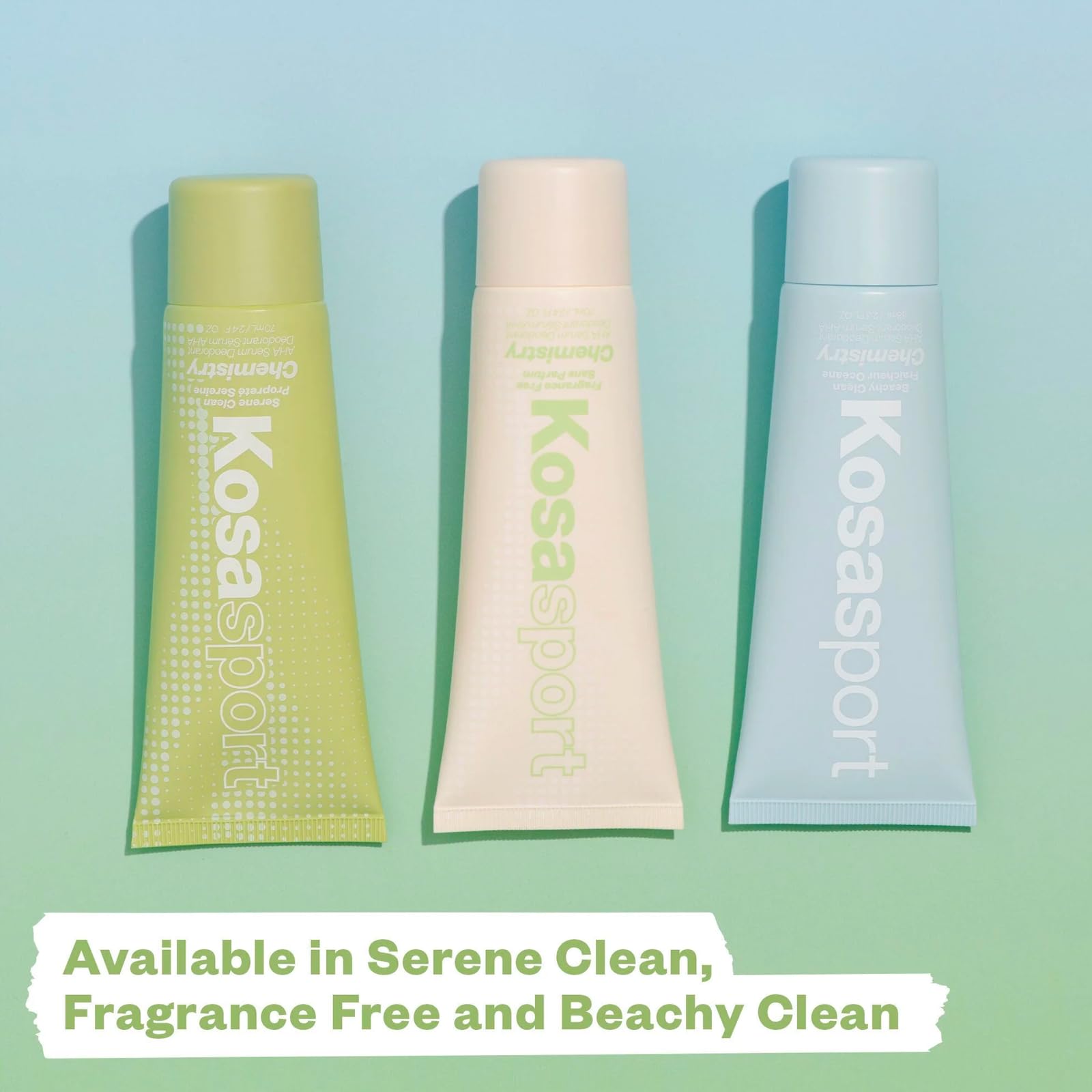 Kosas Chemistry Deodorant – Aluminum-Free + AHA Serum (Serene Clean)