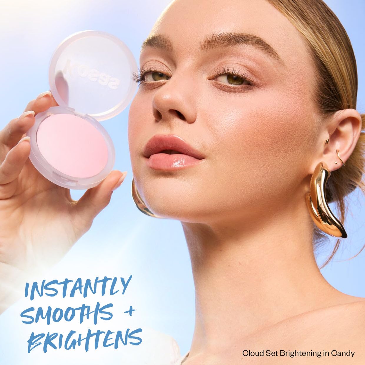 Kosas Cloud Set Face Brightening Powder Candy - Lightweight, Sheer Setting Powder