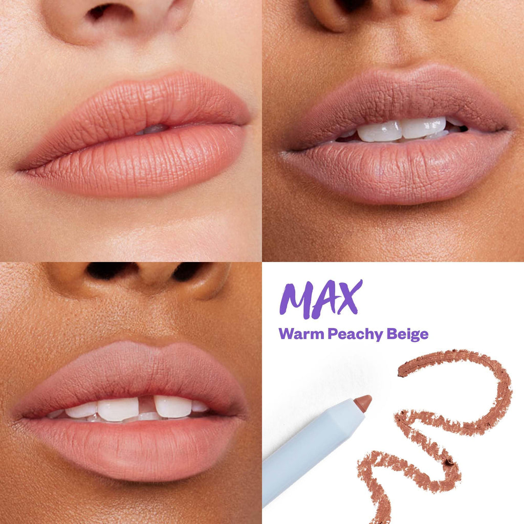 Kosas Hotliner Retractable Lip Liner with Built-In Sharpener & Brush | Hydrating, Long-Lasting Color