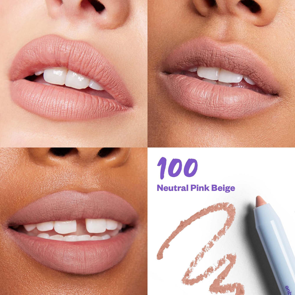 Kosas Hotliner Retractable Lip Liner – Built-In Sharpener & Brush, Hydrating & Long-Lasting