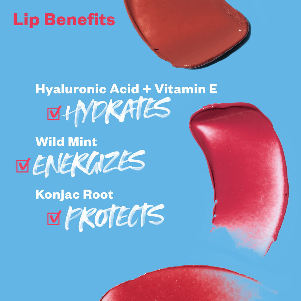 Kosas Lipfuel Hyaluronic Active Sport Lip Balm - Hydrates, Energizes & Protects