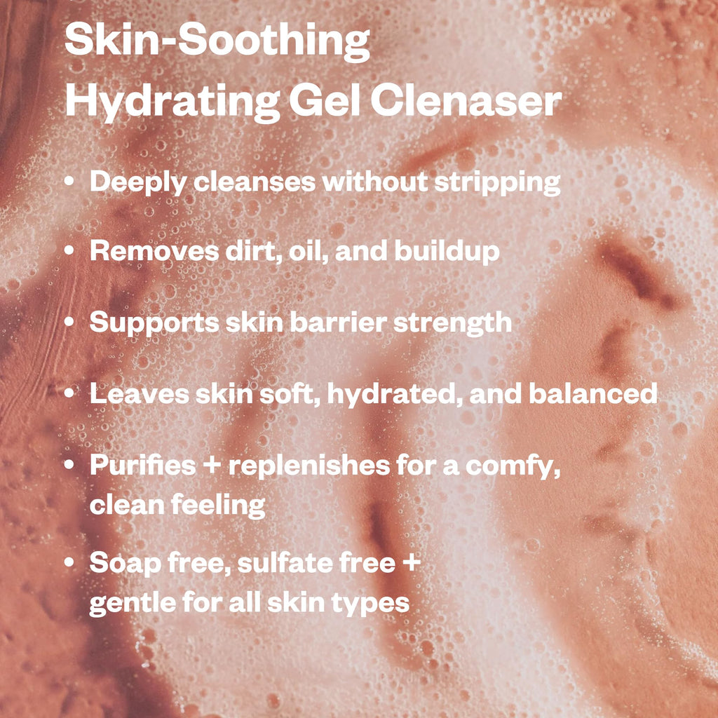Kosas Mini Plump + Juicy Double Cleansing System — Botanical Oil + Gel Cleanser Set (Soap & Sulfate Free) for All Skin Types
