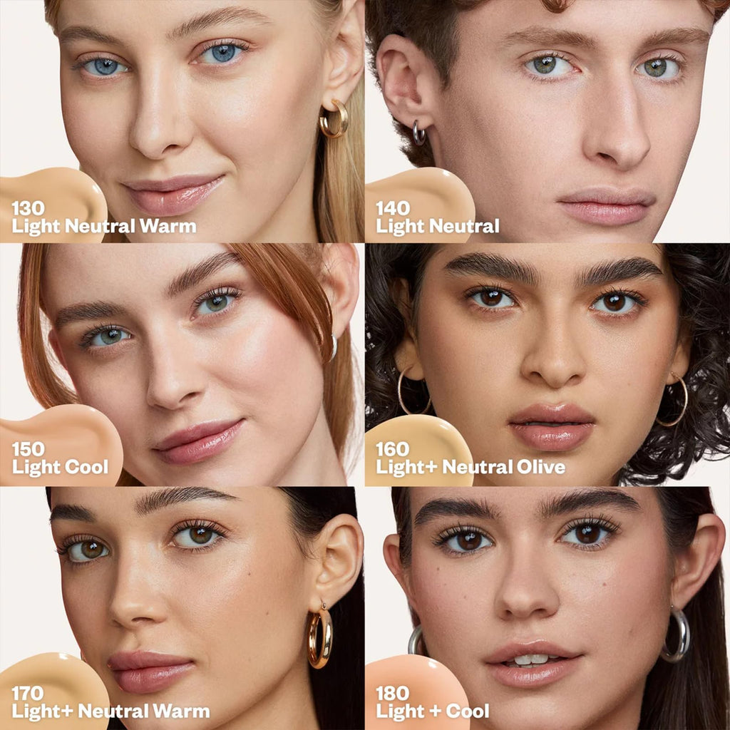 Kosas Revealer Foundation SPF 25 – Hydrate, Brighten, Soothe | Light+ Neutral Olive 160