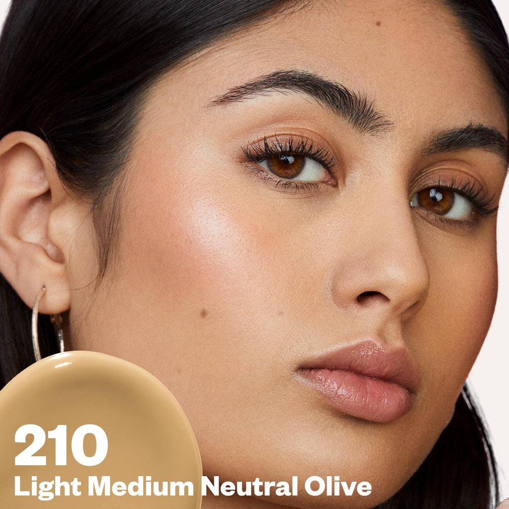 Kosas Revealer Foundation SPF 25 - Hydrating, Natural Finish – Light Medium Neutral Olive 210