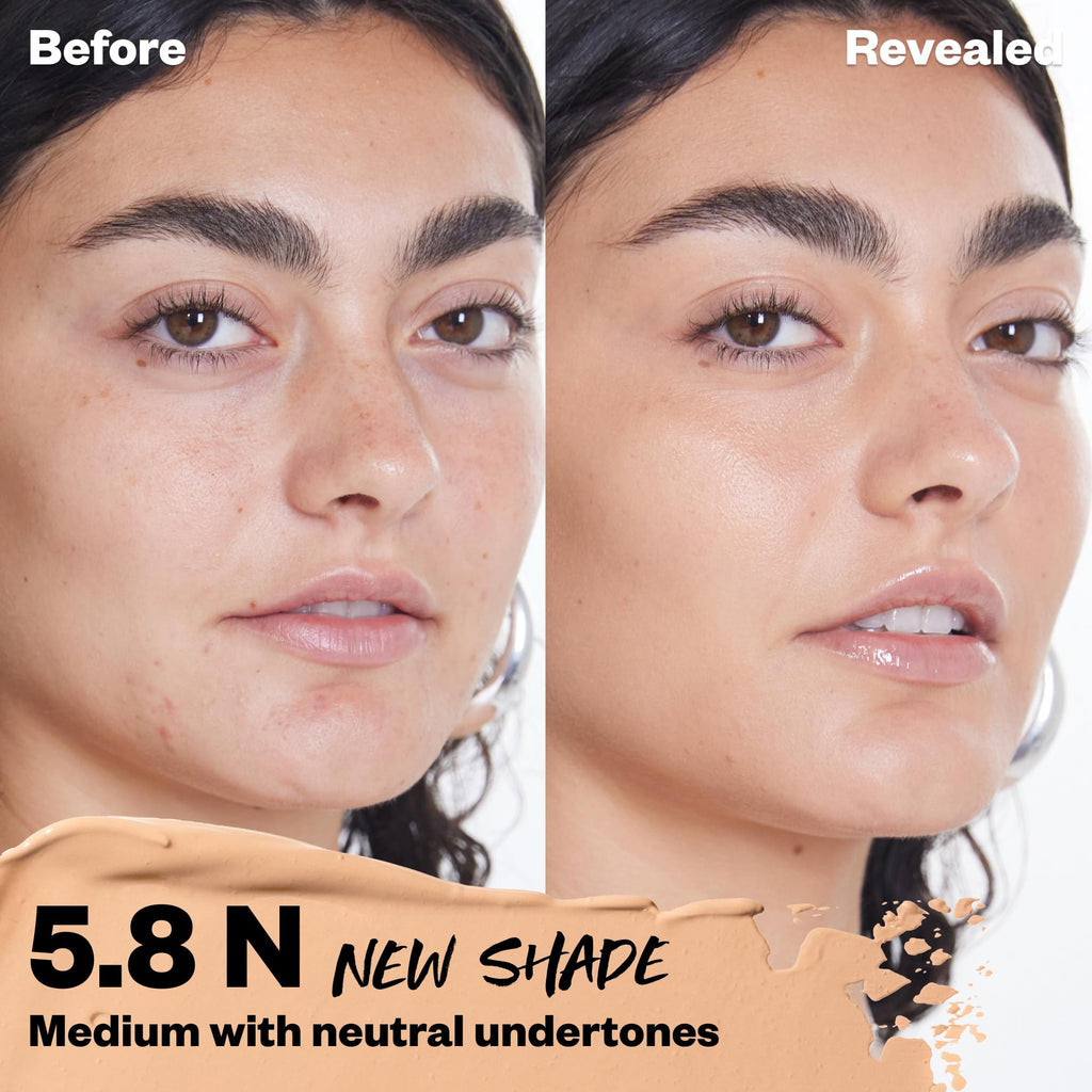 Kosas Revealer Concealer - Medium Coverage with Hyaluronic Acid (Tone 5.8 N) | Vegan & Clean Beauty