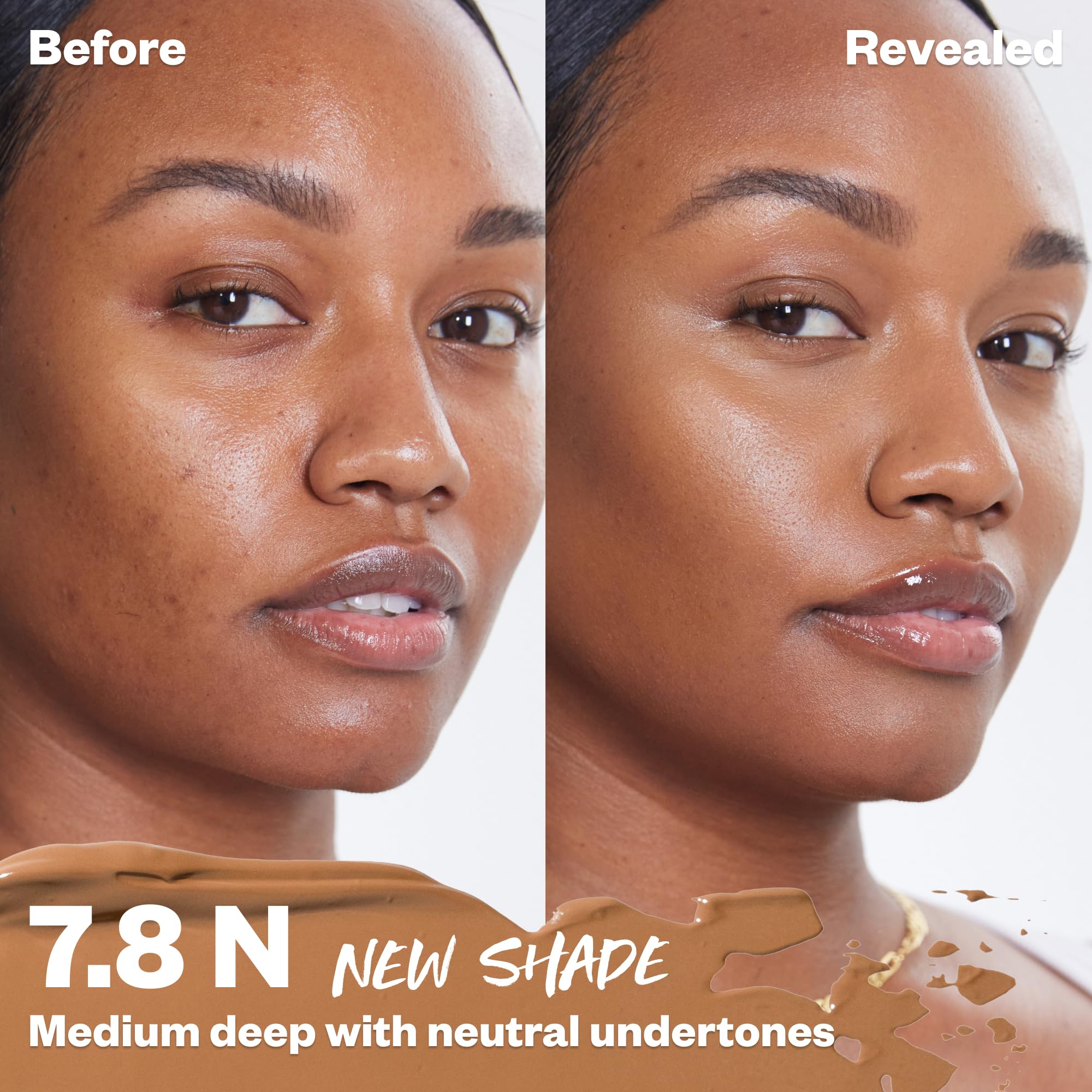 Kosas Revealer Concealer - Medium Coverage with Hyaluronic Acid | Vegan, Clean Beauty, Tone 7.8 N