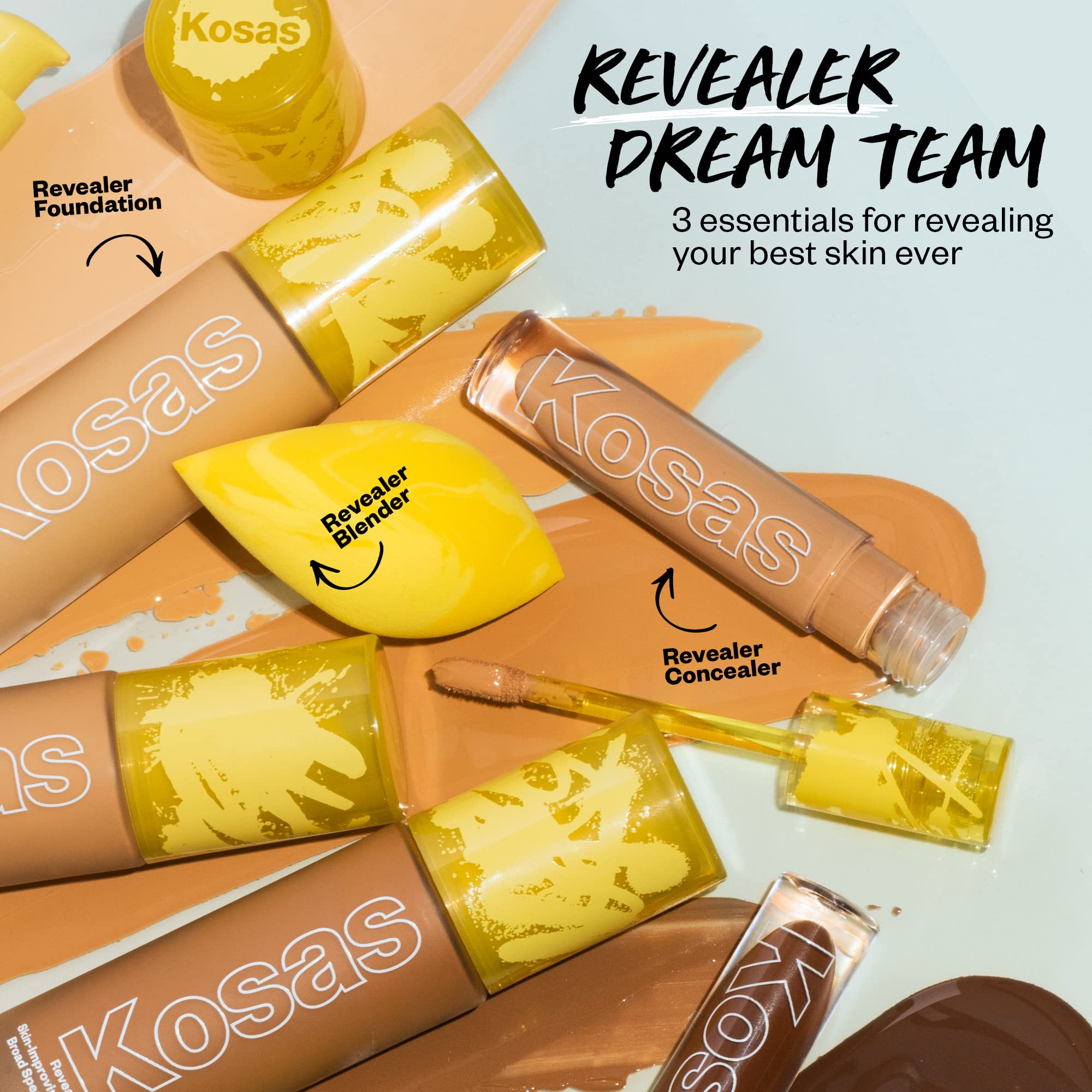 Kosas Revealer Skin-Improving Foundation SPF 25 – Medium Deep Neutral 320