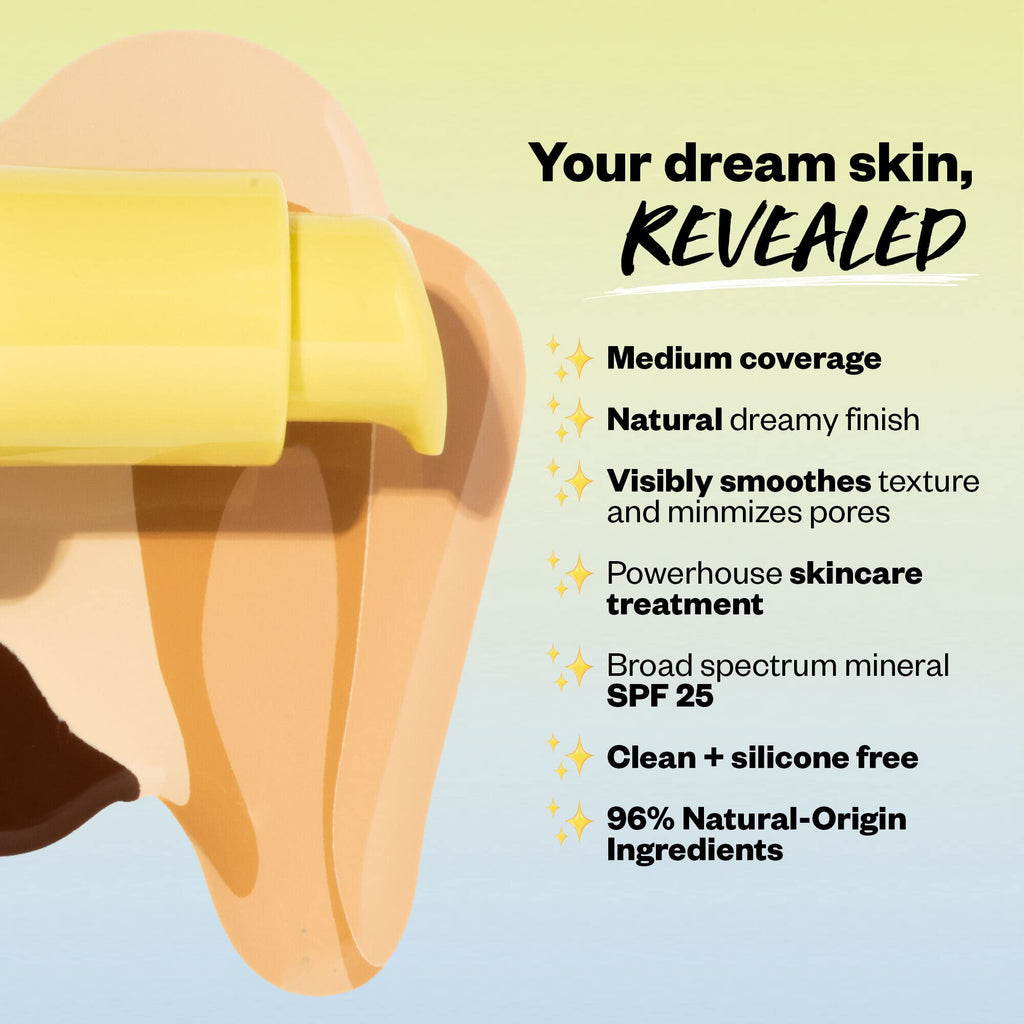Kosas Revealer Foundation SPF 25 – Hydrating, Natural Finish (Light Medium Neutral Warm 190)