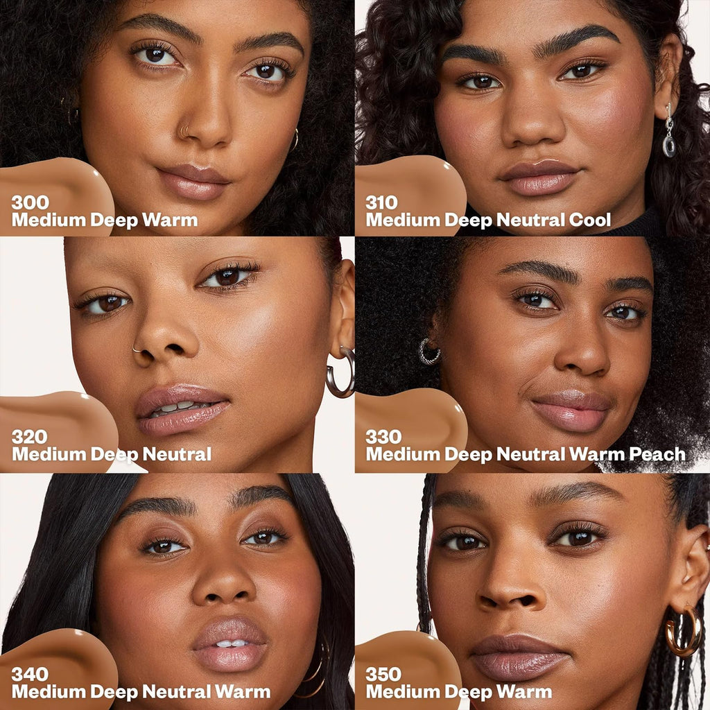 Kosas Revealer Foundation SPF 25 – Medium Deep Neutral Warm 330 | Hydrate, Brighten, Soothe, Plump, Protect